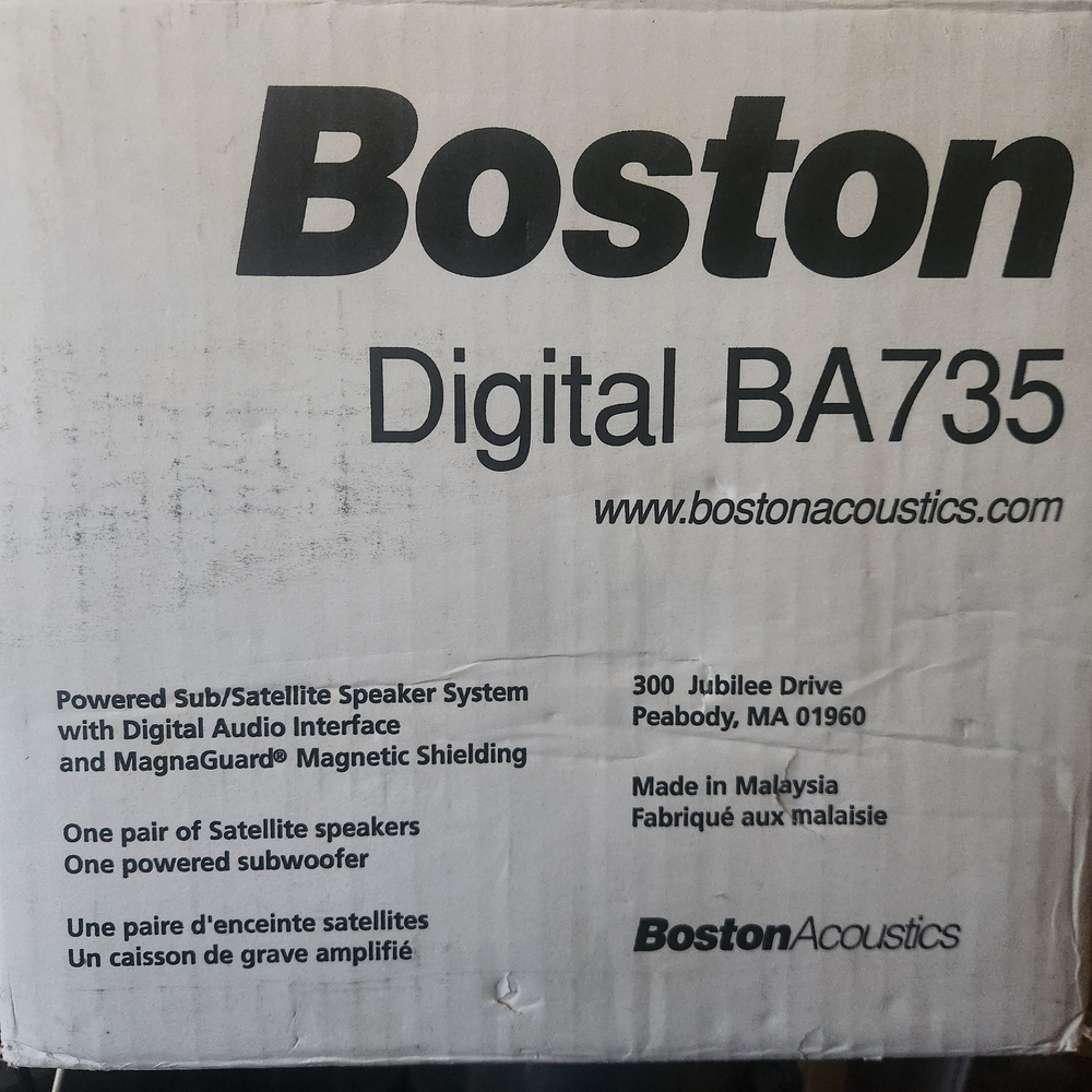 Digital BA735 Computer Desktop Speaker System - (Cream / New In Box)